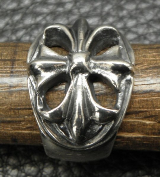 画像17: Ｍedium Cross Oval Roll Ring (17)