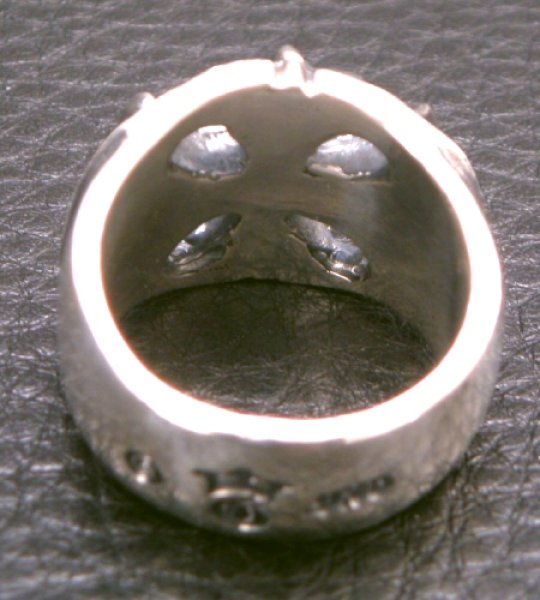 画像9: Ｍedium Cross Oval Roll Ring (9)