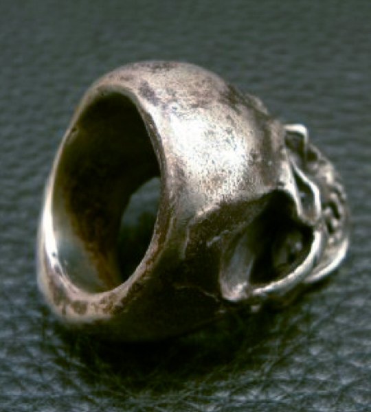 画像10: Large Skull With Jaw War Ring (10)