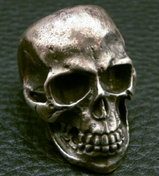 画像8: Large Skull With Jaw War Ring (8)