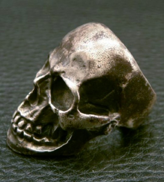 画像5: Large Skull With Jaw War Ring (5)