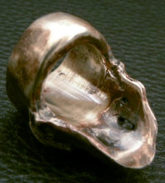 画像13: Large Skull With Jaw War Ring (13)