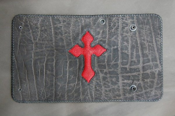 画像3: Stingray 4Heart Cross Inlay Elephant Long Wallet (3)
