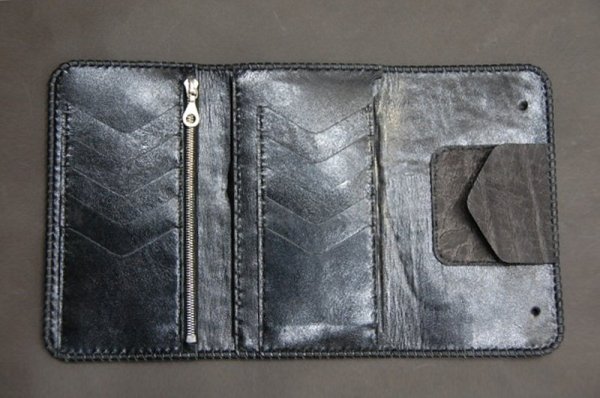 画像4: Stingray 4Heart Cross Inlay Elephant Long Wallet (4)