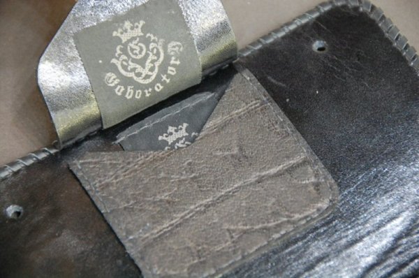 画像6: Stingray 4Heart Cross Inlay Elephant Long Wallet (6)