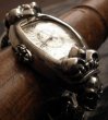 画像18: Skull Crown Watch Case Wirh Maltese Cross H.W.O & Chiseled Acchor Chain Skull Clip Watch Bands For Franck Muller (18)