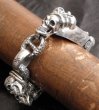 画像15: Skull Crown Watch Case Wirh Maltese Cross H.W.O & Chiseled Acchor Chain Skull Clip Watch Bands For Franck Muller (15)