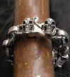 画像14: Skull Crown Watch Case Wirh Maltese Cross H.W.O & Chiseled Acchor Chain Skull Clip Watch Bands For Franck Muller (14)