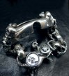 画像10: Skull Crown Watch Case Wirh Maltese Cross H.W.O & Chiseled Acchor Chain Skull Clip Watch Bands For Franck Muller (10)