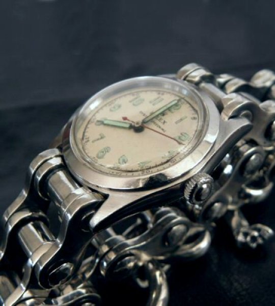 画像5: Bike Chain Heavy Wide Small Watch Bands (5)