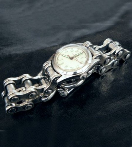 画像4: Bike Chain Heavy Wide Small Watch Bands (4)
