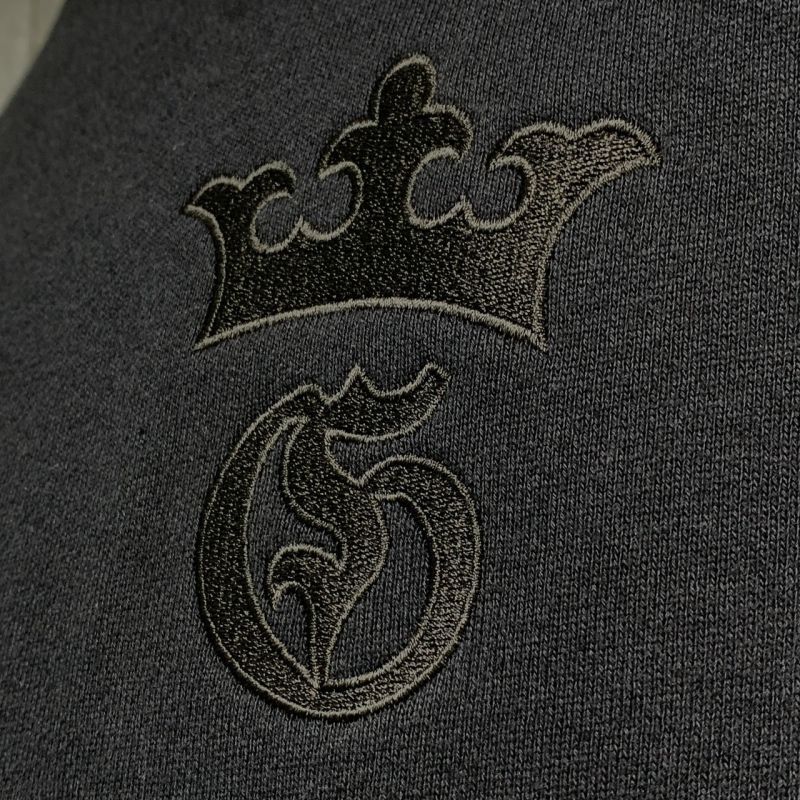 Gaboratory Triple Skull Embroidery Heavy Weight Sweatshirts (刺繍)