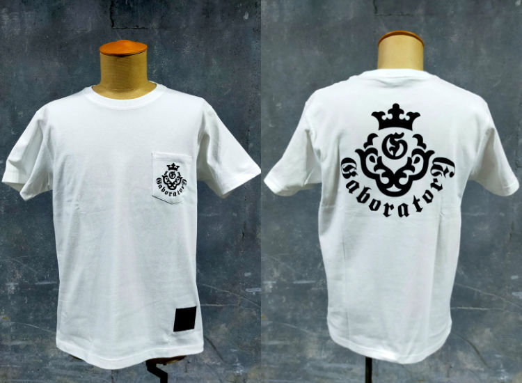 大人気SALEガボラトリー/ガボール Atelier Mark T-shirt 白 Tシャツ/カットソー(半袖/袖なし)