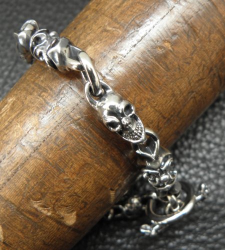 Gaborartory Quarter Macaroni & 1/6 Skull Bracelet