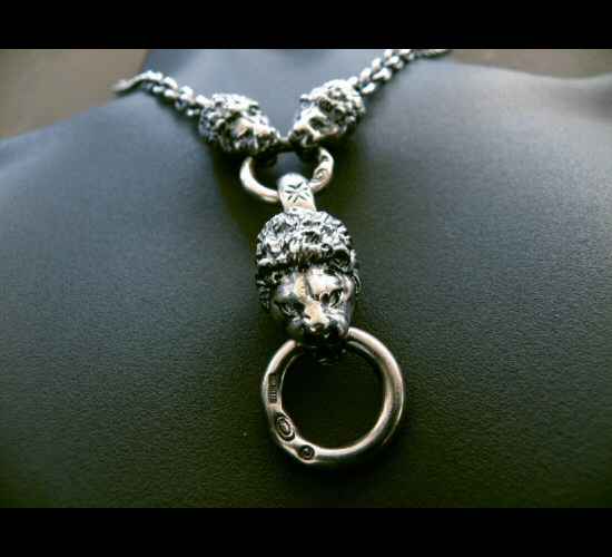 Gaborartory Half Lion & 2 Quarter Lions With 7 Chain Necklace