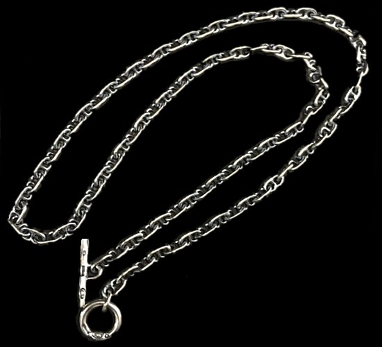 Gaborartory 4.5mm Marine Chain & 1/16 T-bar Necklace